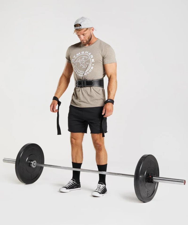 Men's Gymshark Legacy T-Shirts Grey | CA 6301N8